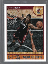 Chris Bosh Miami Heat 2013-14 Hoops Basketball Red Back Card #47