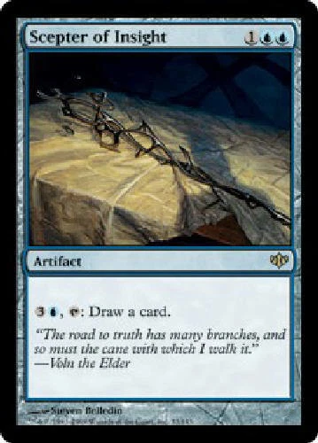 SCEPTER OF INSIGHT FOIL Conflux MTG Magic the Gathering Cards DJMagic - Image 1 of 1
