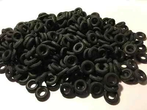 Vintage Corgi Toys, Genuine Black Tyres 15mm Diecast, Dinky Models, Cars 24 pc - Picture 1 of 5