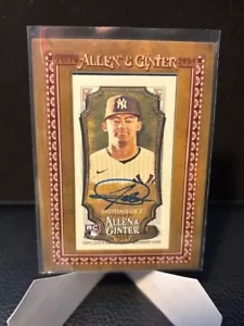 Jasson Dominguez 2024 Topps Allen & Ginter MA-JD Rookie Autograph Auto RC - Picture 1 of 8