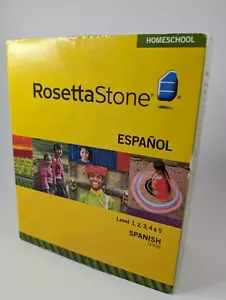 Rosetta Stone Spanish Version 3 Levels 2-5 Program (Missing Level 1 ) - Picture 1 of 14