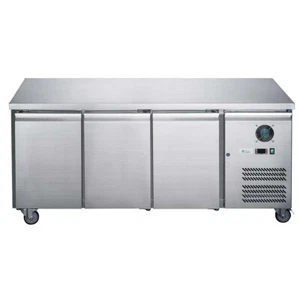 Commerial Counter Fridge Work Bench Fridge Stainless Steel Solid Doors 700 Depth - Picture 1 of 20
