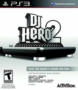 PS3 DJ Hero 2 Video Game iyaz eminem nelly daft punk snoop dogg flo rida kanye - Picture 1 of 1