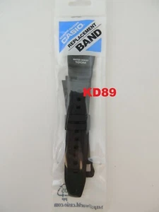 Genuine Casio Rubber Strap Band 10360816 18/25.5mm - Picture 1 of 2