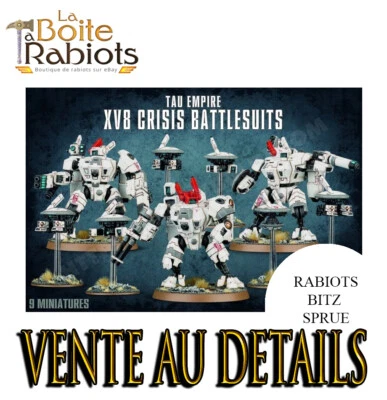 Warhammer 40000 Tau empire XV8 Crisis Vente au détails Rabiots Bitz Sprue