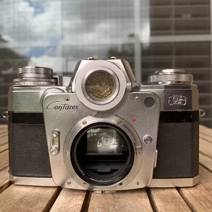 Zeiss Ikon Camera Body Bullseye Special SLR 35mm Film Silver Germany - Picture 1 of 12