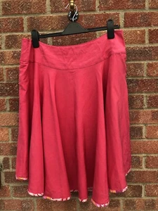 Vintage Monsoon Silk and Linen Blend Skirt Size 18 - Picture 1 of 7