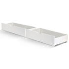 Artiss 2x Storage Drawers Trundle For Single Wooden Bed Frame Base Timber White