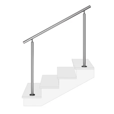 Edelstahl Geländer Treppengeländer Handlauf Balkongeländer Treppe Bausatz V2A - Bild 1 von 2