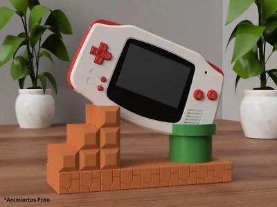 Halterung passend für Gameboy Advance Ständer Display Aufsteller Präsentation - Bild 1 von 3