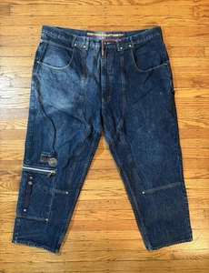 Vintage Y2K Paco Denim Jeans 48” X 30” Hip Hop/Skater READ - Picture 1 of 13