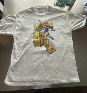 vtg 1998 SUPERGIRL T-SHIRT Daily Planet DC COMICS Graphitti Designs XL Size - Picture 1 of 8