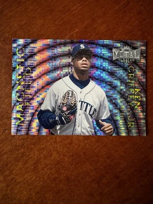 1997 Metal Universe Ken Griffey Jr. Magnetic Field Holofoil Insert #4 - Image 1 of 2