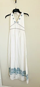 Neu mit Etikett Tommy Bahama besticktes gesmoktes Midikleid TSW84801C Medium - Bild 1 von 5