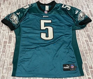 Donovan McNabb VTG Eagles Puma Rookie Jersey Size 48 Sewn On Field Game Cut - Picture 1 of 15