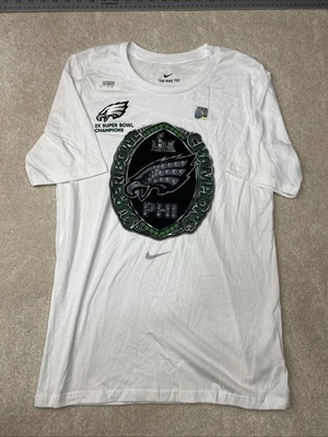 Anillo Nike Philadelphia Eagles 2X Super Bowl LIX Champions Talla Juvenil XL Blanco R1 Foto 1 de 4