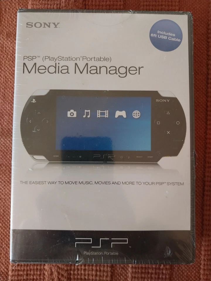 Sony PSP (PlayStation Portable) Media Manager NEW, Sealed - Image 1 of 4