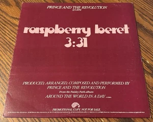 Prince Raspberry Beret Vinyl Record Promo Promotional Rare - Picture 1 of 3