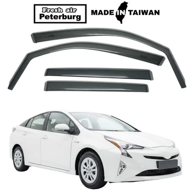 Deflector de viento en canal 4 piezas para TOYOTA PRIUS 1.8,LW/PHV 2016-2022 Foto 1 de 4