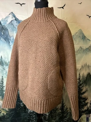 Rei Co-op女式小号羊毛混纺毛衣棕色  — 第 1/4 张图片