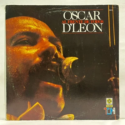 OSCAR D'LEON - AL FRENTE DE TODOS - 1980 MEXICAN LP ALBUM WEAR COVER, SALSA - Image 1 of 4