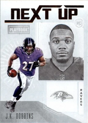 2020 Panini Playbook Next Up #13 J.K. Dobbins - FB - Image 1 of 2