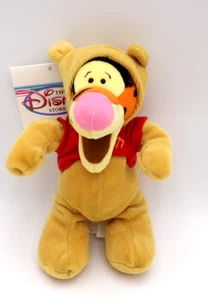Peluche mini sacchetto fagiolo Halloween 1999 vintage Disney Tigro come Winnie The Pooh 8" - Foto 1 di 4