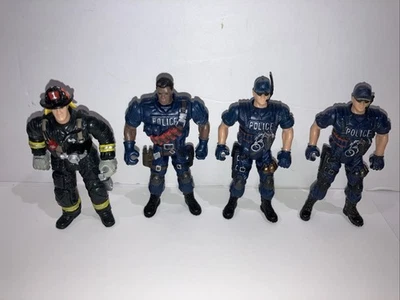 ChapMei SWAT y Bombero Soldado Lote de 4 Foto 1 de 4