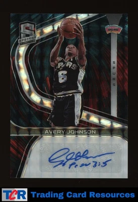 Panini Spectra #S-AJN Avery Johnson Signatures Interstellar #/49 2019-20 Foto 1 de 2