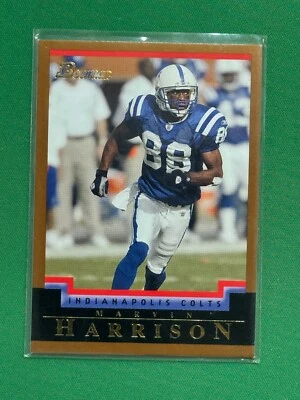 2004 Bowman Football Gold Parallel #95 Marvin Harrison - Image 1 of 2
