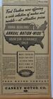 1937 newspaper ad for Ford - Annual Nation Wide Used Car Clearance sale