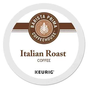 Barista Prima Coffeehouse Italian Dark Roast Coffee K Cups - Pack of 48 Pod 6/26 - Picture 1 of 1