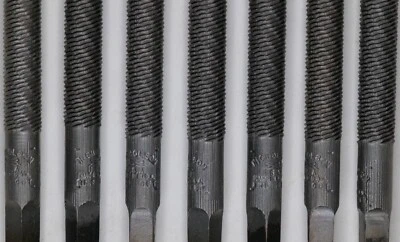 7 x Nicholson 6" Round 2ND Cut Hand File - Vintage Made In USA - 7 Files - Image 1 of 4