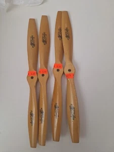 Menge 4 -JZ Zinger Propeller 12 x 8 alle in sehr gutem Zustand, New old stock RC - Bild 1 von 3
