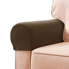 subrtex Stretch Armrest Covers Spandex Arm Covers for Chairs Couch Sofa Armchair
