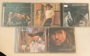 Lot Of 5 Garth Brooks CD'S No Fences Sevens Ultimate Hits Double Live Garth - Picture 1 of 6