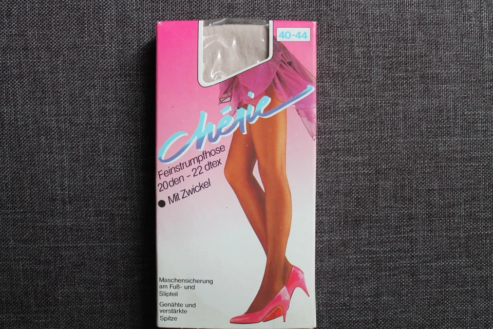 Vintage Cherie Strumpfhosen Gr. 40-44 Menuett 20 den Neu OVP - Bild 1 von 3