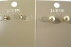 J.Crew Women's Pinball Gold Earrings Style 03044 Knot Stud Earrings NWT 22 Set 2