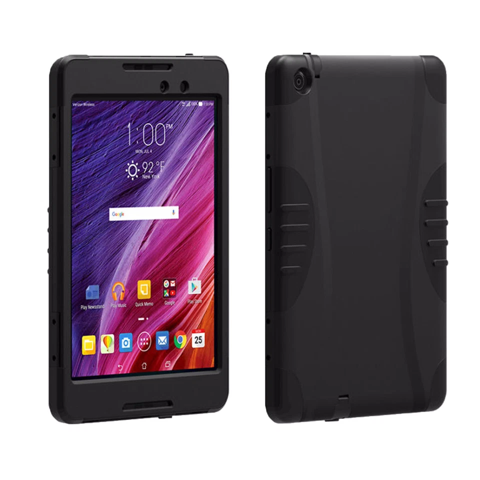 verizon Asus Zenpad Z8 Case With Built In Screen Protector  Rugged Black - Image 1 of 4