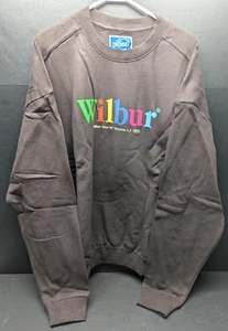Wilbur Soot 96' Version 1.2 braun Puffdruck Baumwolle Rundhalsausschnitt Sweatshirt XL neu - Bild 1 von 5