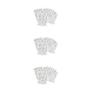 1/2/3 9x Elegant And Easy-to- Bathroom Label For Container Transparent Is - Zdjęcie 1 z 8