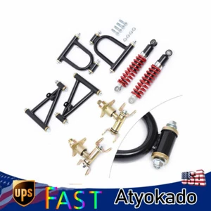 Front Suspension Arm Kit Assembly Upper/Lower Swingarm For Quad Bike ATV/Go Kart - Picture 1 of 12