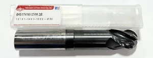 PCT 1" x 1" x 1-1/4" x 6" Carbide Ball Nose End Mill TiAlCN 45 Deg Extended Neck - Picture 1 of 1