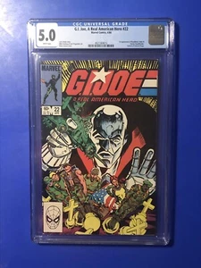 GI JOE A REAL AMERICAN HERO 22 CGC 5.0 1st APPEARANCE Roadblock Duke Comic 1984 - Picture 1 of 3