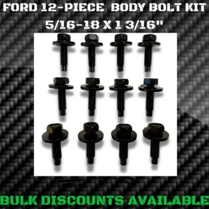 1971-1980 Ford Pinto Interior Exterior Chassis Body Bolts 5/16-18 X 1 3/16" OEM - Foto 1 di 3