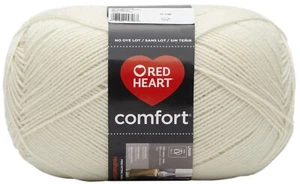 Red Heart Comfort Yarn, 100% acrylic, 1 Pack of 1 Skein - Picture 1 of 36
