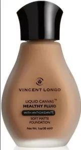 Vincent Longo Liquid Canvas Healthy Fluid Sheer Matte Foundation Rich Sienna #11 - Picture 1 of 4
