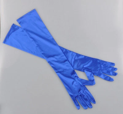 Stretchy Long Opera Gloves Party Satin Gloves Adult Size Elbow Length Wedding US - Image 1 of 4