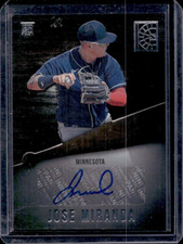 Jose Miranda Rookie Auto 2022 Panini Capstone Baseball Card Twins