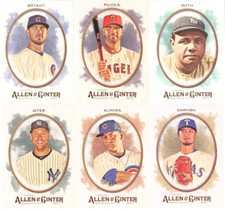 2017 Topps Allen & Ginter - Base Set Cards - Choose From Card #'s 1-200